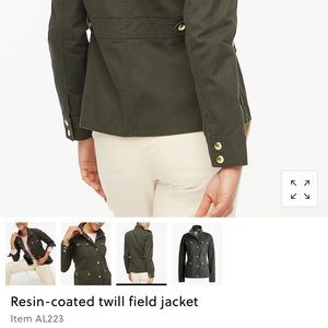 Resin-Coated J. Crew Women’s Jacket